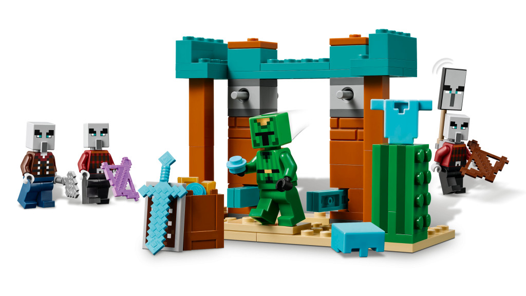 LEGO 21267 Minecraft Illagerek őrjárata a sivatagban – alternatív kép 3