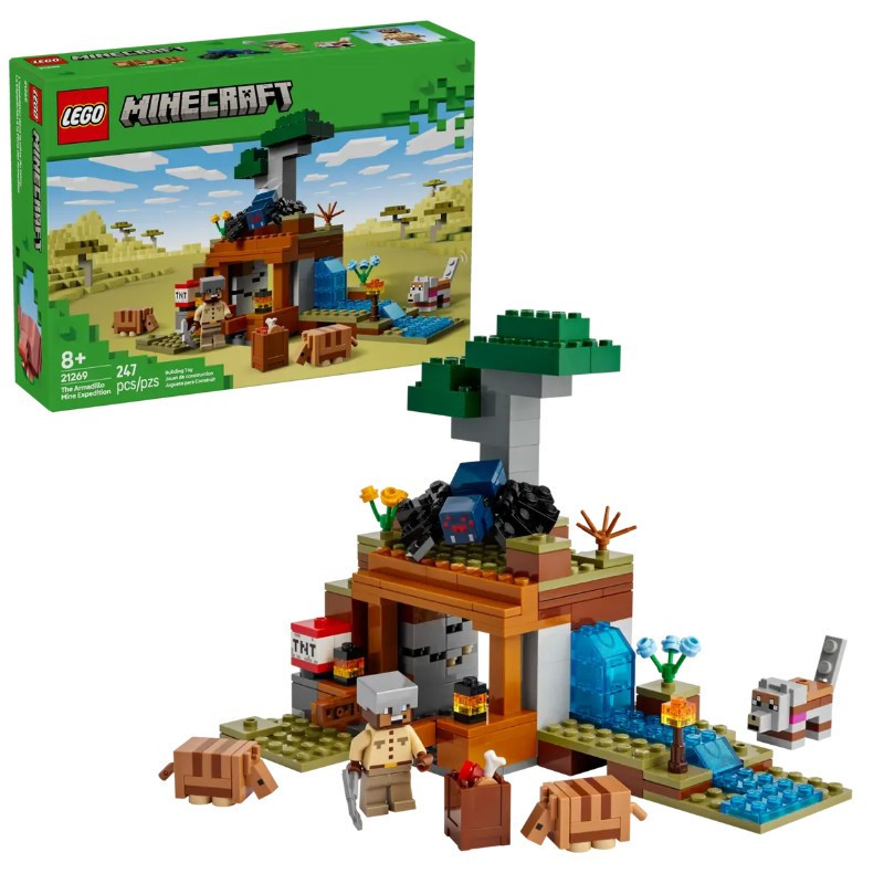 LEGO 21269 Minecraft Tatuexpedíció a bányában – fő nézet