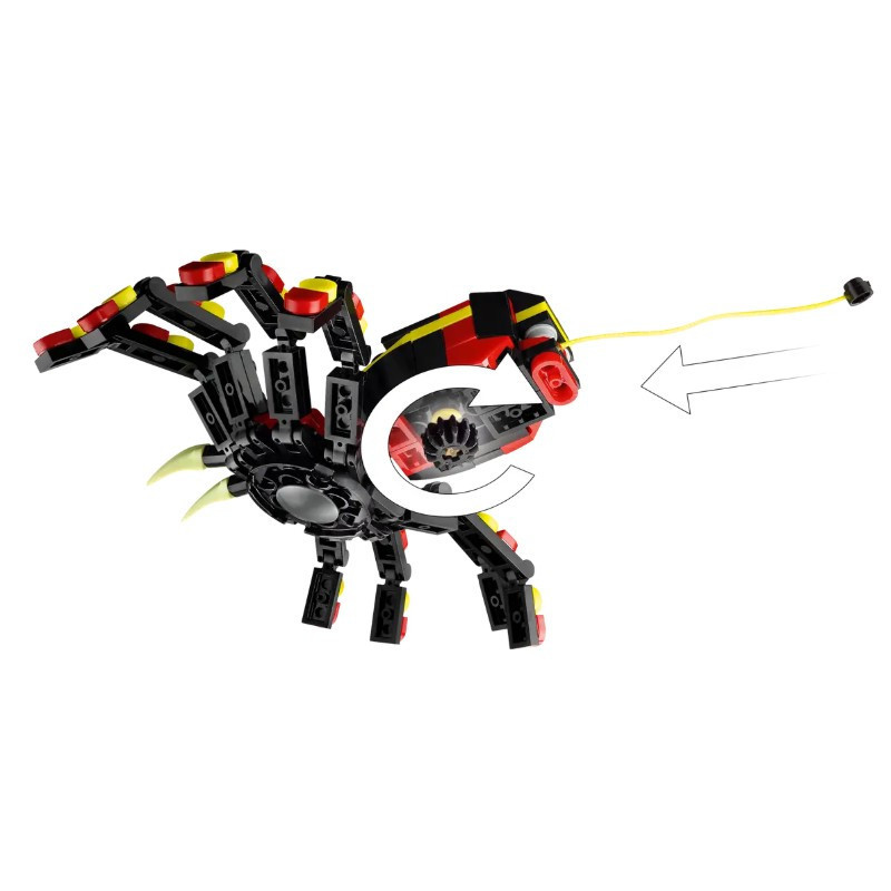 LEGO 31159 Creator Vadállat: meglepetésekkel teli pók – alternatív kép 3