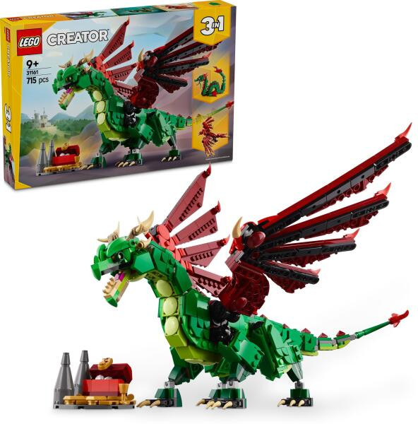 LEGO 31161 Creator Középkori sárkány – fő nézet