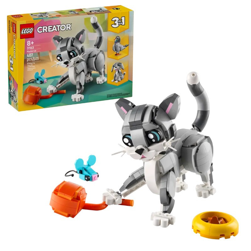 LEGO 31163 Creator Játékos cica – fő nézet