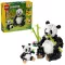 LEGO 31165 Creator Vadállatok: pandacsalád, 9–11 év, Többszínű