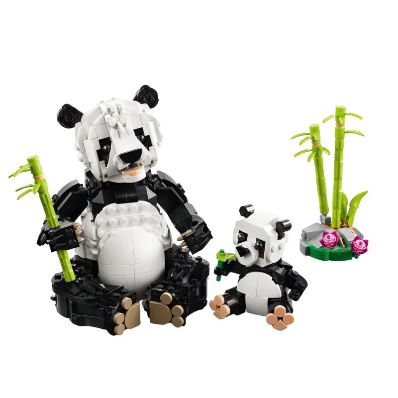 LEGO 31165 Creator Vadállatok: pandacsalád – alternatív kép 1
