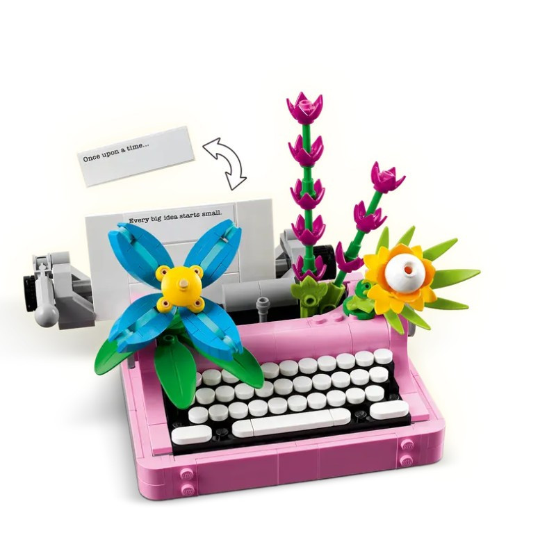 LEGO 31169 Creator Írógép virágokkal – alternatív kép 1