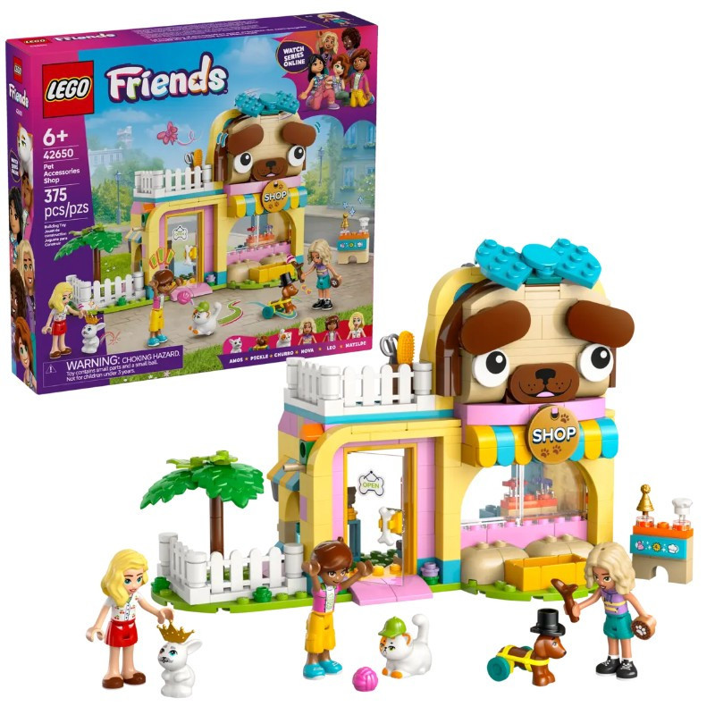 LEGO 42650 Friends Kisállatfelszerelések boltja – fő nézet