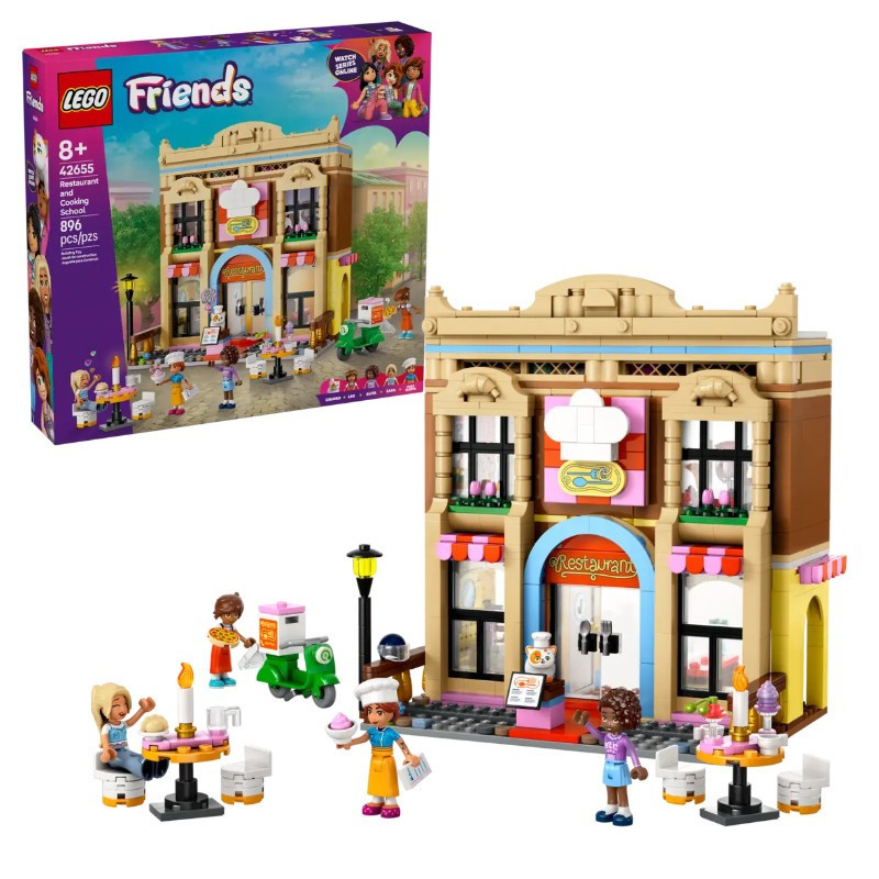 LEGO 42655 Friends Étterem és főzőiskola – fő nézet