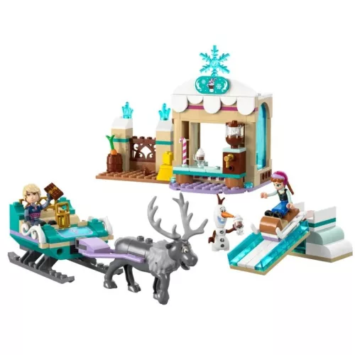 LEGO 43256 Disney Princess Anna szánkózós kalandjai, 6–8 év, Többszínű
