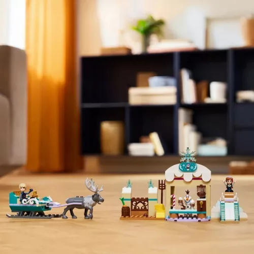 LEGO 43256 Disney Princess Anna szánkózós kalandjai, 6–8 év, Többszínű