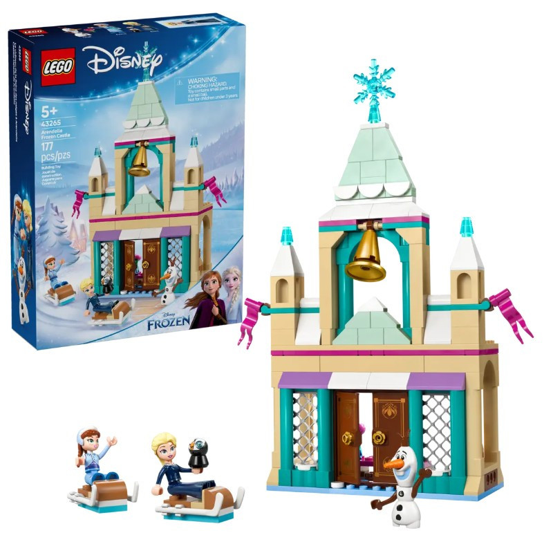 LEGO 43265 Disney Princess Jégvarázs – Arendelle kastély – fő nézet
