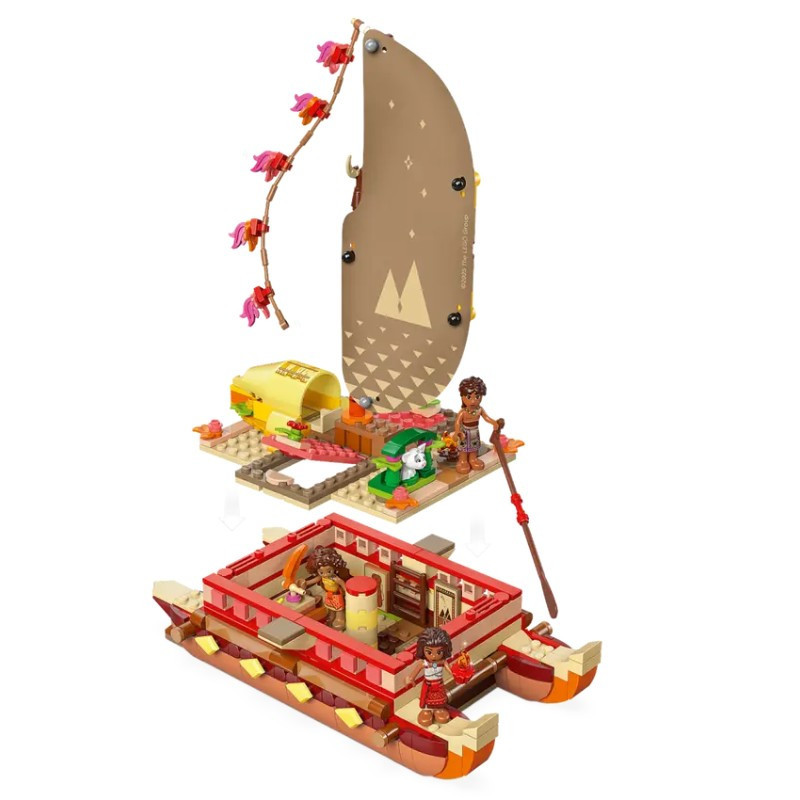 LEGO 43270 Disney Vaiana kalandokkal teli kenuja – alternatív kép 2