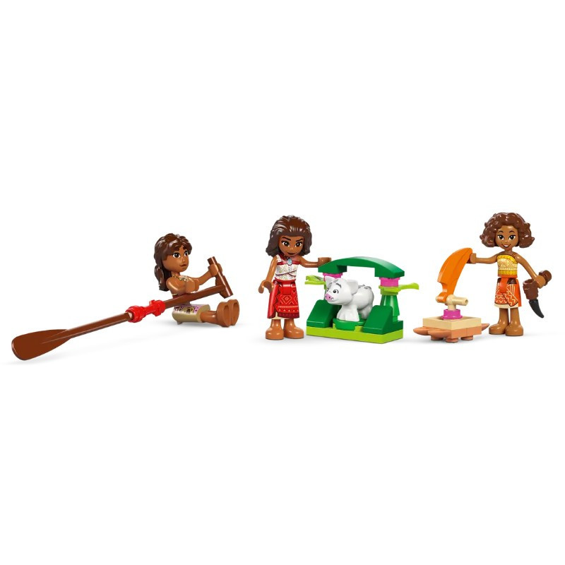LEGO 43270 Disney Vaiana kalandokkal teli kenuja – alternatív kép 3