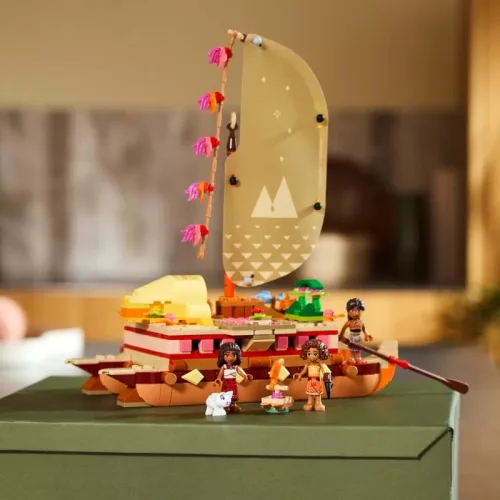 LEGO 43270 Disney Vaiana kalandokkal teli kenuja