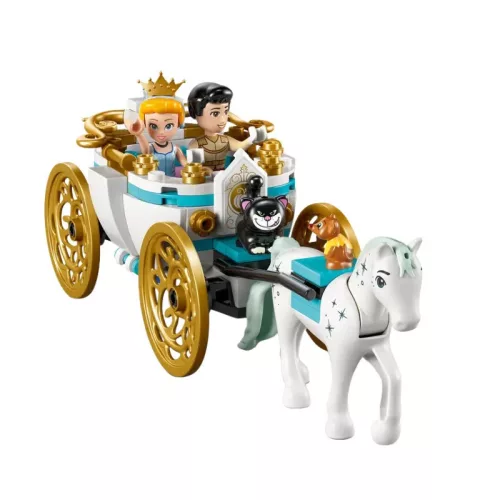 LEGO 43275 Disney Princess Hamupipőke kastélya és hintója