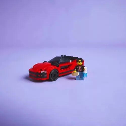 LEGO 60448 City Piros sportautó