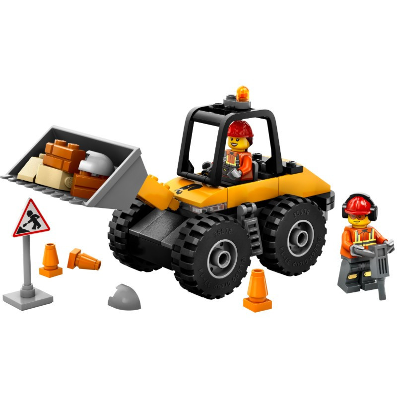 LEGO 60450 City Sárga kerekes rakodógép – alternatív kép 2