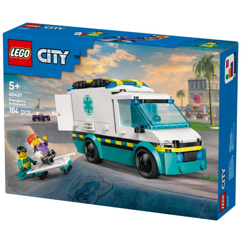 LEGO 60451 City Sürgősségi mentőautó – alternatív kép 2