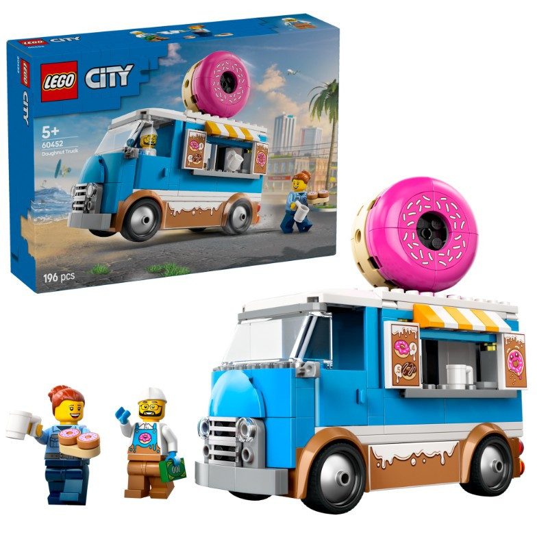 LEGO 60452 City Fánkárus büfékocsi – fő nézet