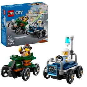   LEGO 60459 City Repülő vs. kórházi ágy - versenyautós csomag
