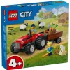LEGO 60461 City Piros traktor, utánfutó és juhok