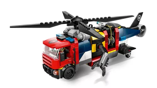 LEGO 60462 City Helikopter, tűzoltóautó és tengeralattjáró egy csomagban