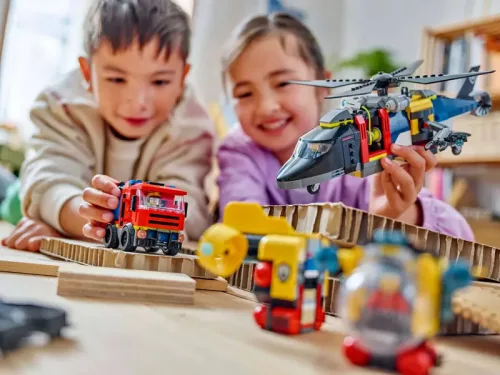LEGO 60462 City Helikopter, tűzoltóautó és tengeralattjáró egy csomagban