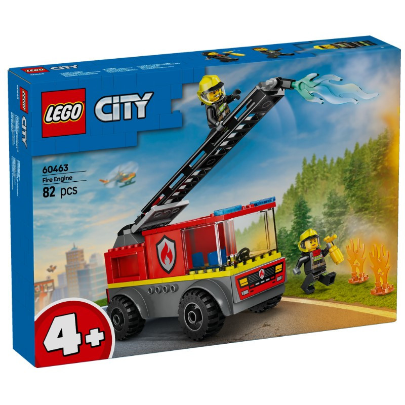 LEGO 60463 City Fire Létrás tűzoltóautó – fő nézet