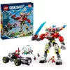 LEGO 71497 Dreamzzz Cooper tigrisrobotja és Zero Hot Rod