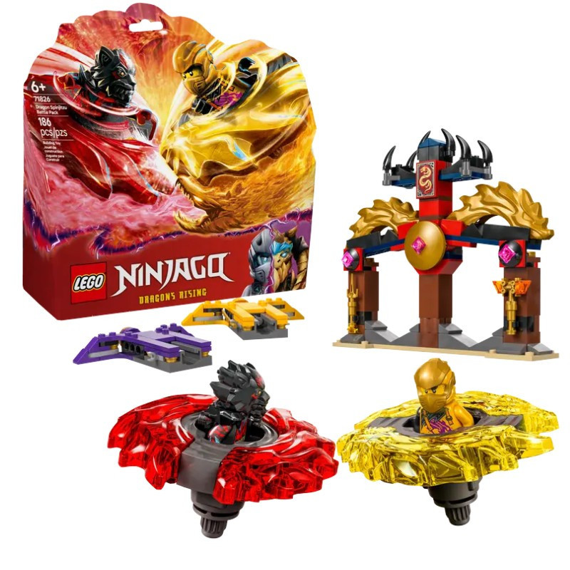 LEGO 71826 Ninjago Sárkány Spinjitzu harci csomag – fő nézet