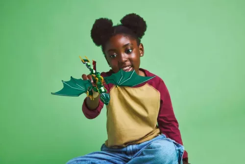 LEGO 71829 Ninjago Lloyd zöld, erdei sárkánya