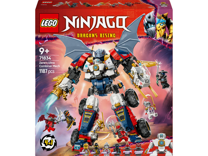 LEGO 71834 Ninjago Zane kombinálható ultra robotja – alternatív kép 1