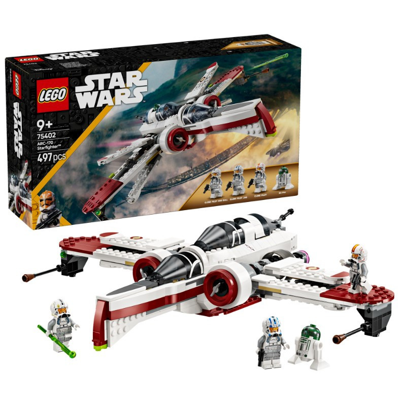 LEGO 75402 Star Wars ARC-170 vadászgép – fő nézet