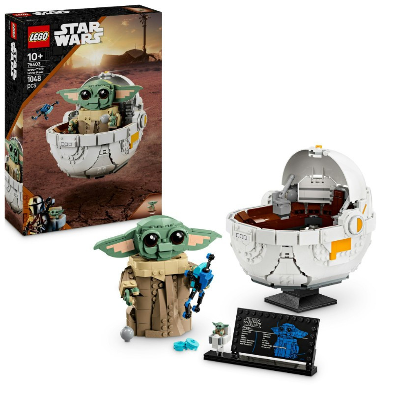 LEGO 75403 Star Wars Grogu lebegő bölcsővel – fő nézet