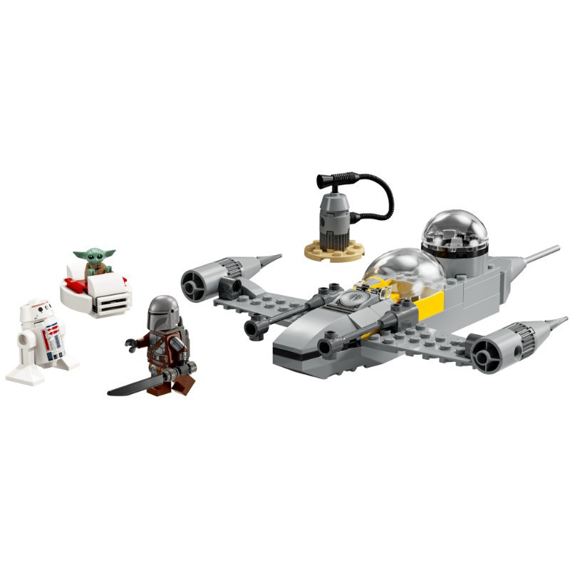 LEGO 75410 Star Wars Mando és Grogu N-1 vadászgépe – alternatív kép 2