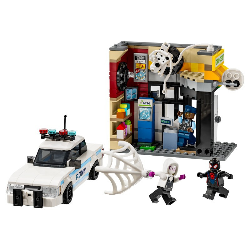 LEGO 76311 Super Heroes Marvel Pókverzum: Miles Morales vs. Folt – alternatív kép 2