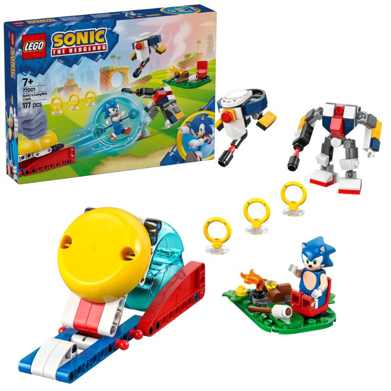 LEGO 77001 Sonic csatája a tábortűznél – fő nézet