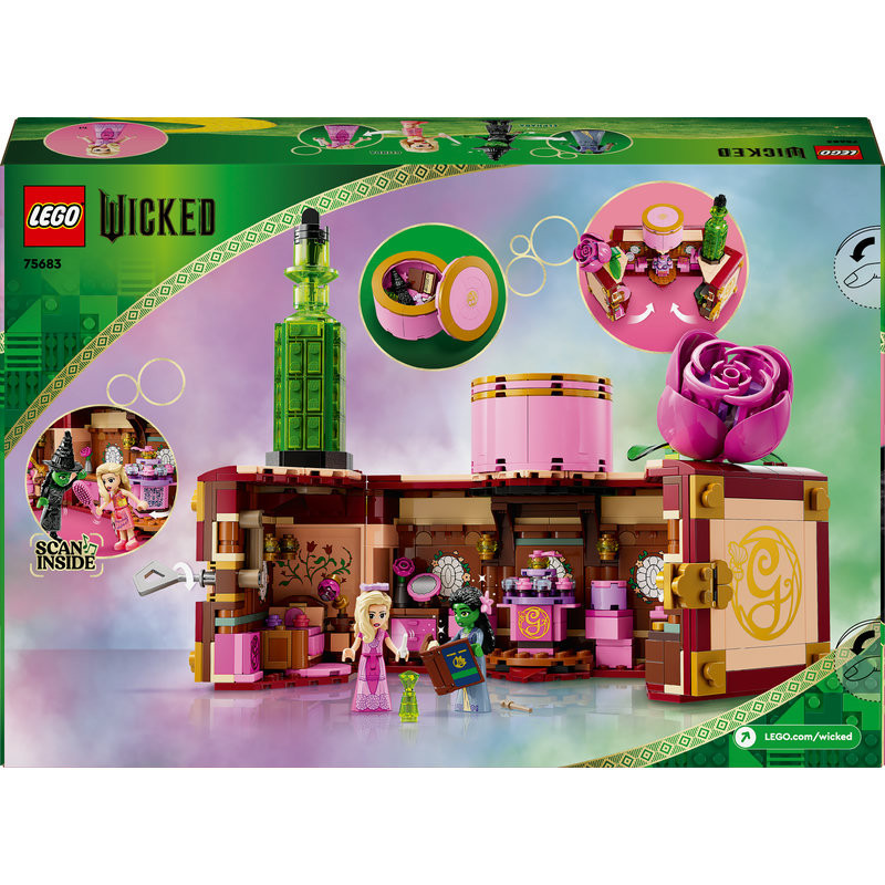LEGO 75683 Wicked Glinda és Elphaba kollégiumi szobája – alternatív kép 1