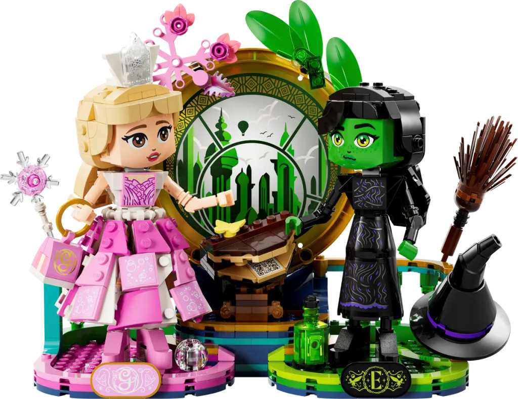 LEGO 75682 Wicked Elphaba és Glinda figurák – alternatív kép 1