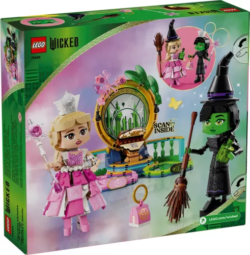 LEGO 75682 Wicked Elphaba és Glinda figurák