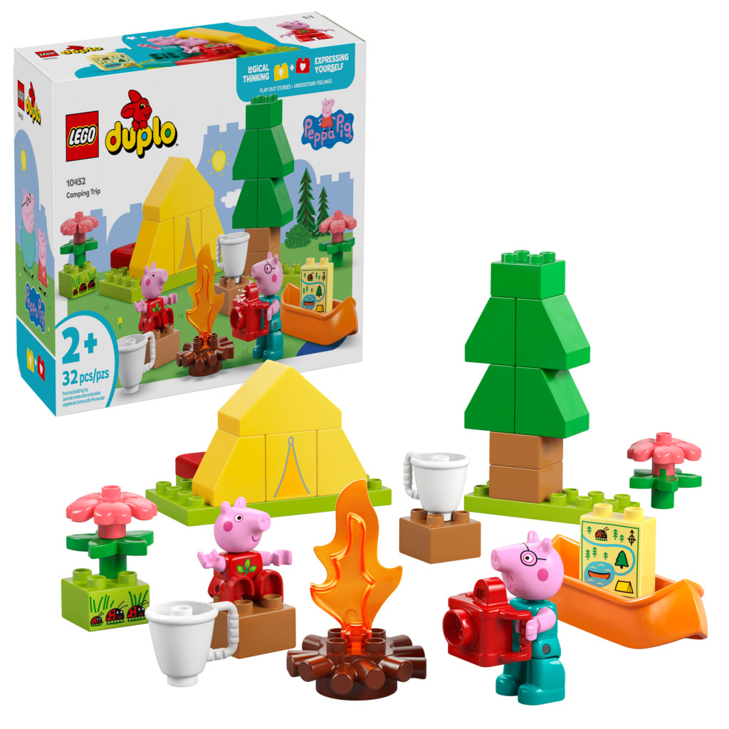 LEGO 10452 DUPLO Peppa Pig Kempingezős kirándulás – fő nézet