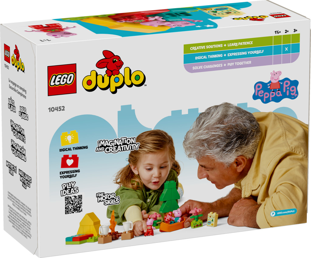 LEGO 10452 DUPLO Peppa Pig Kempingezős kirándulás – alternatív kép 1