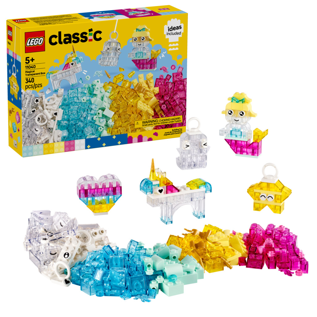 LEGO 11040 Classic Átlátszó bűvös kockák – fő nézet