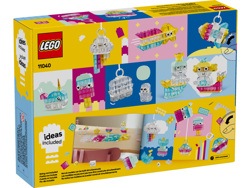 LEGO 11040 Classic Átlátszó bűvös kockák – alternatív kép 1