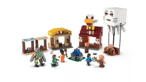LEGO 21273 Minecraft A szellemléghajó és falutámadás