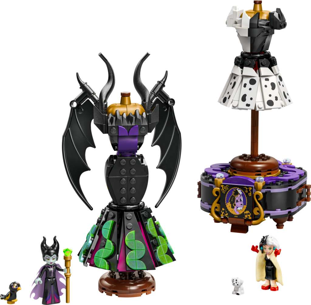 LEGO 43262 Disney Demóna és Szörnyella de Frász ruhái – alternatív kép 2