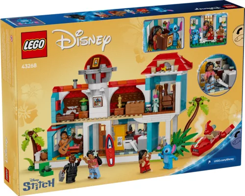 LEGO 43268 Disney Lilo és Stitch tengerparti háza