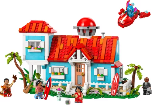 LEGO 43268 Disney Lilo és Stitch tengerparti háza