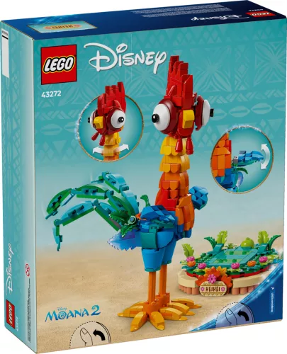 LEGO 43272 Disney Princess Heihei kiállítható modellje