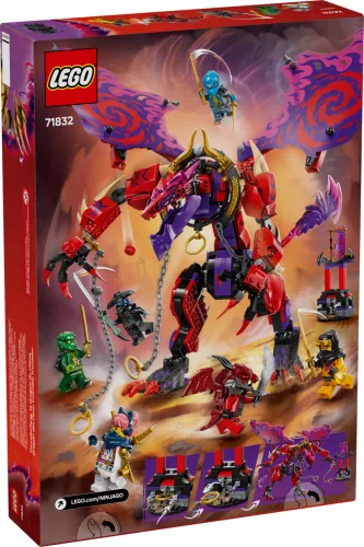 LEGO 71832 Ninjago Thunderfang, a káosz sárkánya