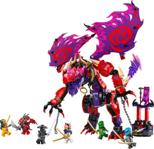 LEGO 71832 Ninjago Thunderfang, a káosz sárkánya
