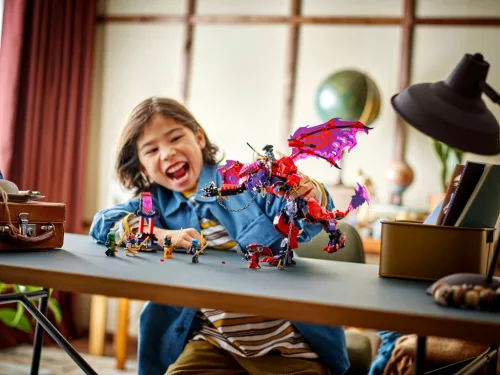 LEGO 71832 Ninjago Thunderfang, a káosz sárkánya